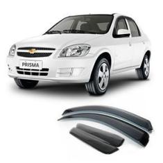 Imagem de Calha de Chuva Chevrolet Prisma 2006 a 2012 4 Portas TG Poli Defletor Portas Protetor Janelas