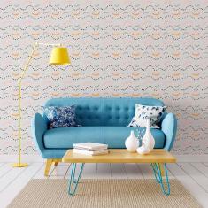 Imagem de Papel De Parede Adesivo Pinceladas Em Ondas N06285 R 0,58X3M