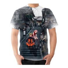 Imagem de Camisa Camiseta Personalizada Naruto E Sakura Estampa