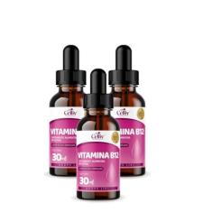 Imagem de Kit Com 03 - Vitamina B12 Em Gotas 30ml Celliv