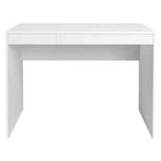 Imagem de Escrivaninha Mesa Para Computador 2 Gavetas Mobile College Branco  Art