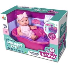 Imagem de Boneca Milkinha Petit Banho Vinil 20C - Gna