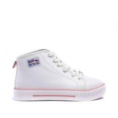 Imagem de Tênis Infantil Molekinha Cano Médio Branco-Feminino