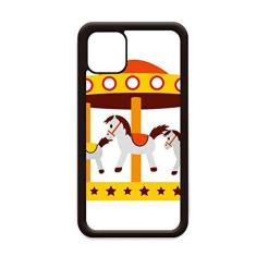 Imagem de Capa para iPhone 11 Pro Max com ilustração de carrossel colorida para Apple Mobile Case Shell