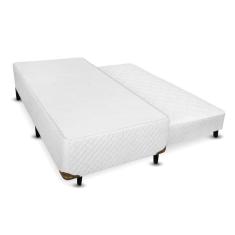 Imagem de Cama Box com Bicama de molas Branco - 088x188