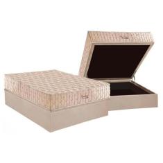 Imagem de Conjunto Box Baú Casal: Colchão Molas Anjos Ensacadas Masterpocket Anj