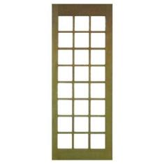 Imagem de Porta de Madeira Maciça 24 Vidros Casmavi de Cedro Arana - 2.10 (A) X 