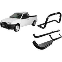 Imagem de Kit Quebra Mato+Estribo+Santo Antonio Courier 