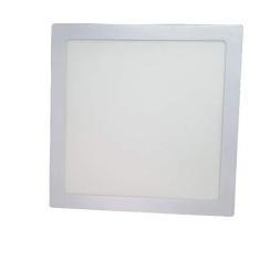 Imagem de Painel Plafon LED 24w Quadrado Luminaria Embutir Branco Luz Quente