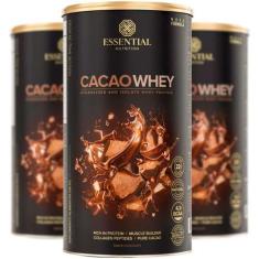 Imagem de Kit 3X Cacao Whey (840G Cada) - Essential Nutrition