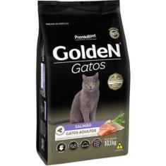 Imagem de Ração Golden Para Gatos Adultos Sabor Salmão 3Kg