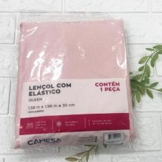 Imagem de Lençol Elástico Queen Avulso Liso Microfibra Poliéster - Camesa