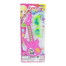 Imagem de Guitarra Musical Infantil Com Óculos Luz E Som