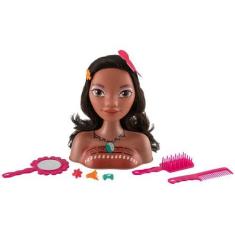 Imagem de Boneca Busto Disney Moana Com Acessórios Cotiplás