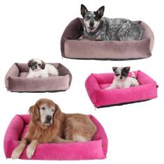Imagem de Cama Caminha Pet Cachorro Gato Veludo Macia C/Zíper- Gigante / Top Com