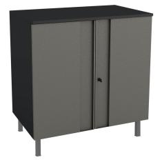 Imagem de Balcão Multiuso Aço Telasul Multibox Cinza/preto