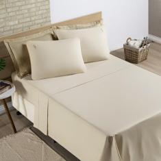 Imagem de Jogo Cama Lençol Percal 200 Fios 100% Algodão Liana Queen 04 - Bia Enx