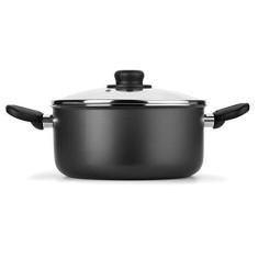 Imagem de Caçarola 24 Centímetros Tampa de Vidro Aluminio Antiaderente Linha Gourmet Multiflon
