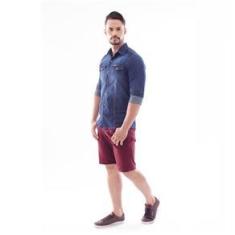 Imagem de Camisa Manger Jeans Slim Manga Longa