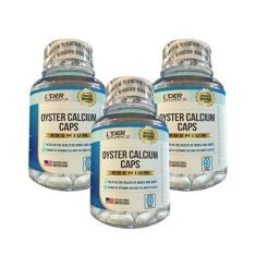 Imagem de Oyster Calcium caps - 60 caps 500mg kit com - 3 potes