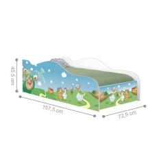 Imagem de Mini Cama Like Fazendinha Encantada Infantil Com Colchão
