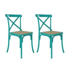 Imagem de Conjunto 2 Cadeiras de Cozinha Katarina  e Bege New Green