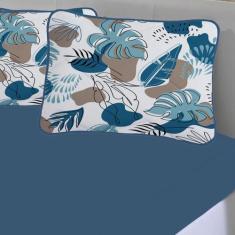 Imagem de Jogo De Cama Casal 3 Peças Edromania Malha 100% Algodão