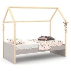 Imagem de Cama Montessoriana Kids Liv Cinza Natural - Matic