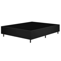 Imagem de Base De Cama Box Casal Zeus Veludo Preto 26781 - Vian