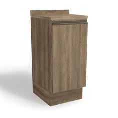 Imagem de Balcão de Cozinha Bruges com Tampo 1 pt Nogal 40 cm