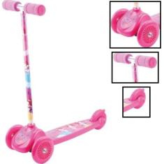 Imagem de Patinete Infantil Rosa Personalizado Com 3 Rodas Lotus