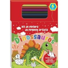 Imagem de Livro - Livro De Pintura Do Pequeno Artista: Dinossauros