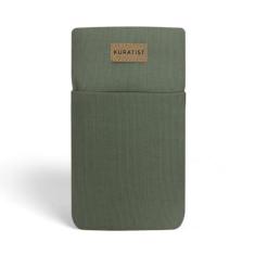 Imagem de Kuratist AHOI Capa de telefone de algodão acolchoada com abertura de aba - Capa de telefone feita à mão para iPhone 13/14/15 Pro Max, 13/14/15 Pro, 13/14, Galaxy S22 Ultra, outros (6,1-6,9 polegadas)