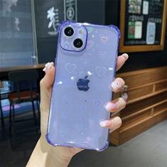 Imagem de Capa de coração de amor holográfica reflexiva de luxo para iPhone 13 12 11 Pro Max Mini XS X XR 7 8 Plus SE 2020 Capa tampão transparente macia, PPAX, para iPhone 8 Plus