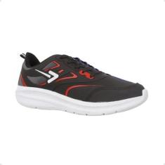 Imagem de Tênis Masculino Running Box 200 Preto E Vermelho, Preto, Vermelho, 39