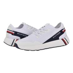 Imagem de Tommy Hilfiger Tênis feminino Arosa, Branco/azul escuro 140, 34