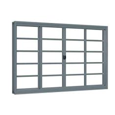 Imagem de Janela de Correr de Aço 120 x 150 x 12 cm 4 Folhas Riobras