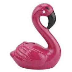 Imagem de Cofre Flamingo de Cerâmica Decoração Cofrinho - Clink