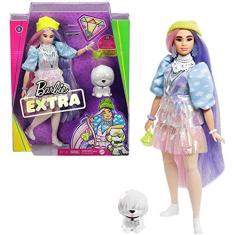 Imagem de Boneca Barbie Extra Dream Diamante com Pet Mattel
