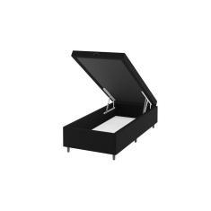 Imagem de Base Box Baú Solteiro Lions 35cm 1,88m 0,88m Preto