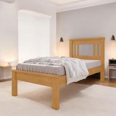 Imagem de Cama Solteiro Aconchegante Violeta Naturalle E Off White