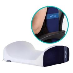 Imagem de Travesseiro Encosto Triangulo Costas Lombar Ergonômico Ortopédico Colu