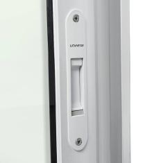 Imagem de Veneziana Elite 6 Folhas Moveis 120 X 150 Vidro Liso Branco