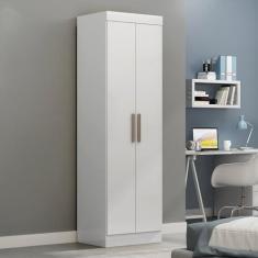 Imagem de Guarda-roupa Compacto 2 Portas Mdp Paris Branco