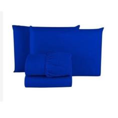 Imagem de Jogo De Lençol Cama King 3 Peças Liso 1,93M X 2,03M X 30cm - Diversas