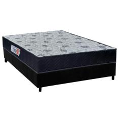 Imagem de Cama Box Colchão Ortopédico Orthoflex Foggia Sogni Unic Face Pillow TopBase Camurça Black(138x188)