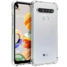 Imagem de Capa Quinas Anti Impacto Compatível Lg K51s Capinha Flexível Tpu Trans