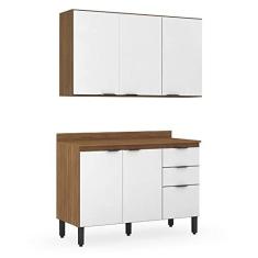 Imagem de Cozinha Modulada Firenze FI0010 Amêndola Branco - Demóbile