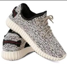 Imagem de tenis meia super leve otima qualidade corrida e academia - easy, Cinza