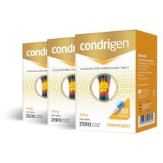 Imagem de Kit 3 Condrigen Colágeno Tipo 2 Maxinutri 30 Cápsulas